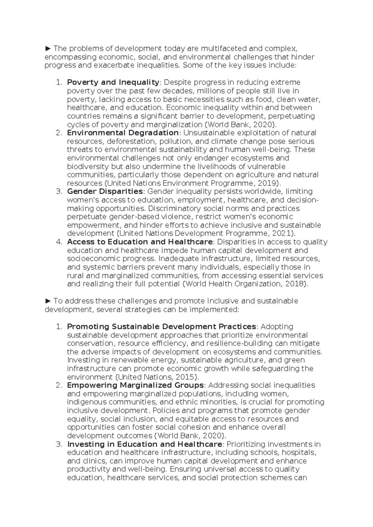 POLS 1503 D5 - DISCUSSION ASSIGNMENT UNIT 5 - The problems of ...