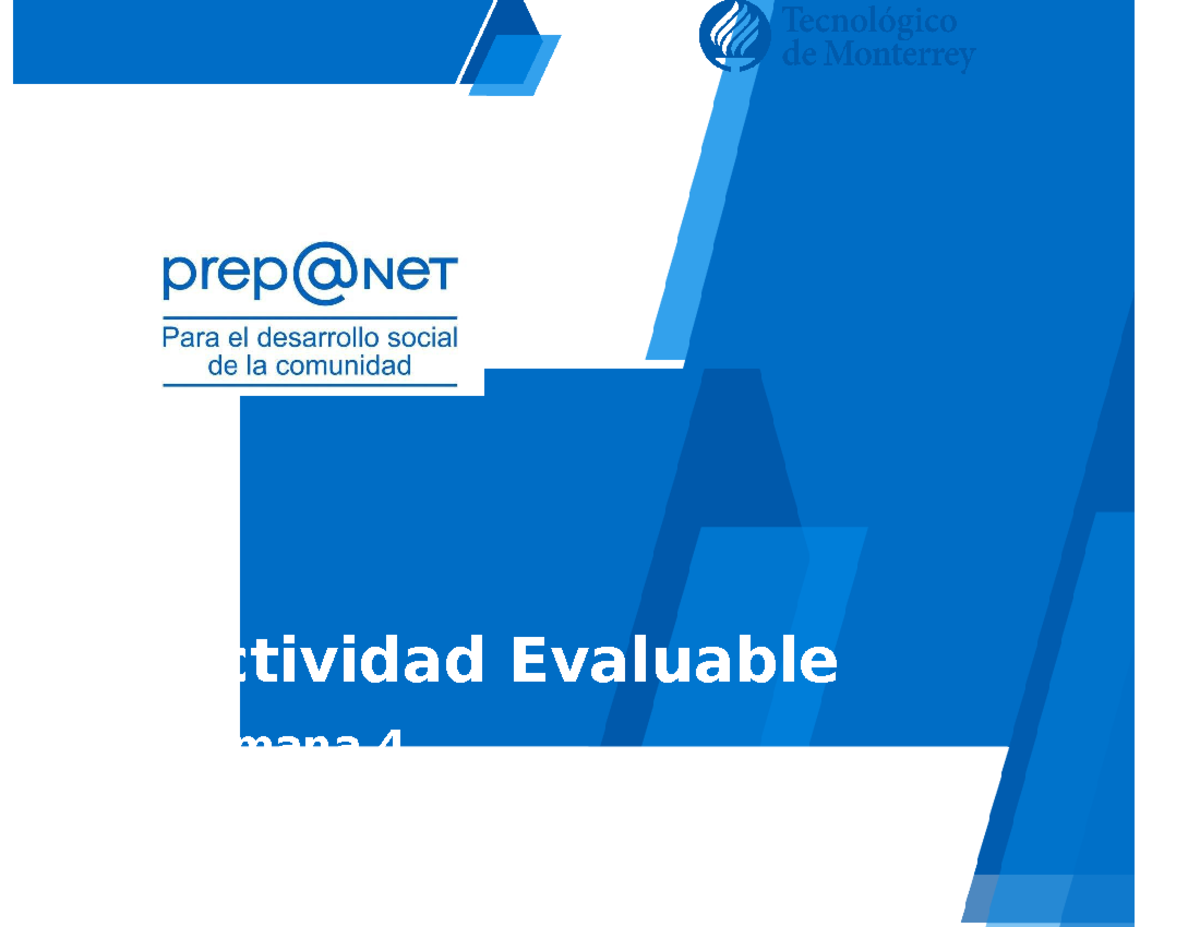 Actividad Evaluable Semana 4 Historia - Semana 4 Actividad Evaluable ...