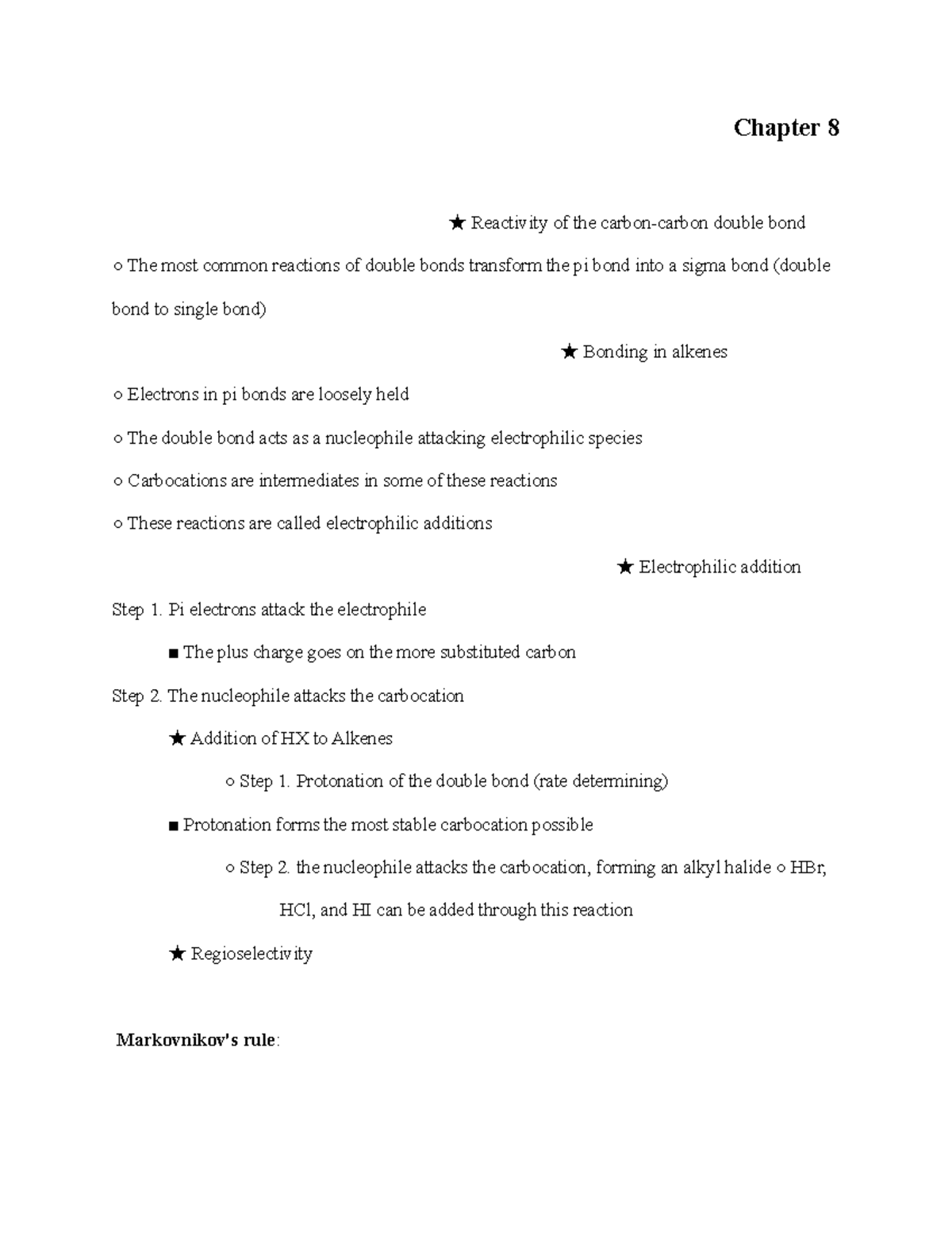 chapter-8-chemistry-301-chapter-8-reactivity-of-the-carbon-carbon