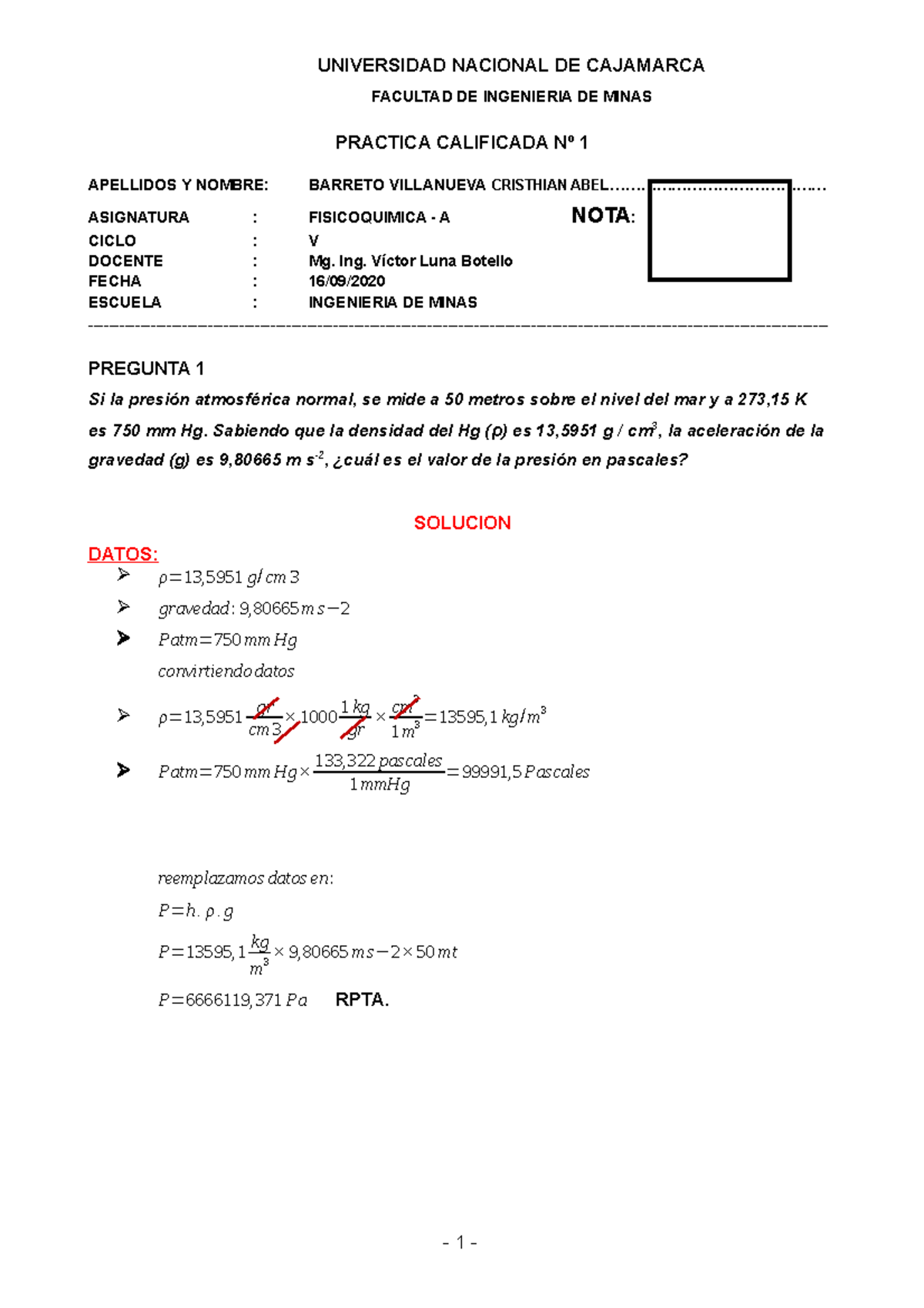 Tarea - Practica Calificada-A- Barreto Villanueva Cristhian 1 ...