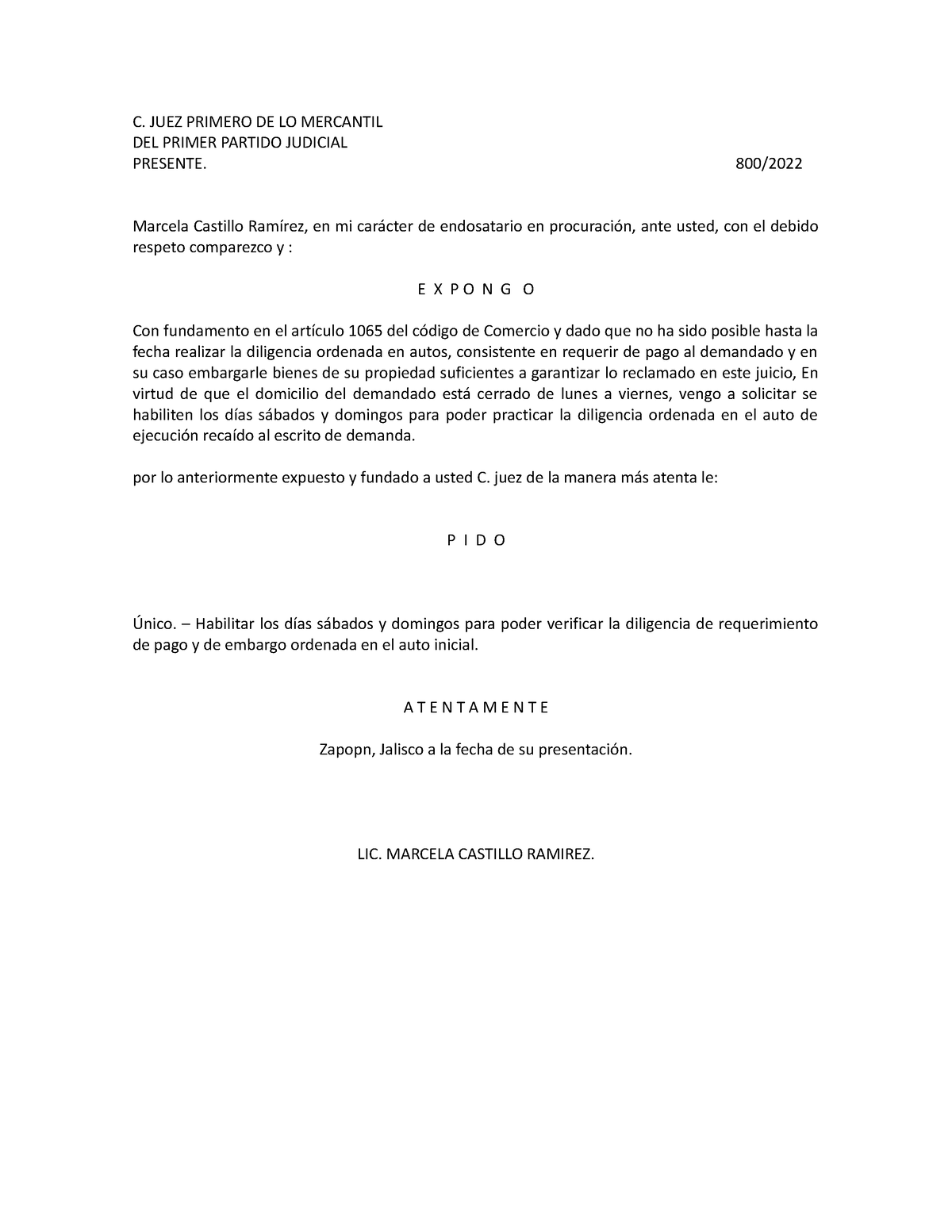 Habilitar DIAS Y Horas - facilitar la comprensión del derecho procesal ...