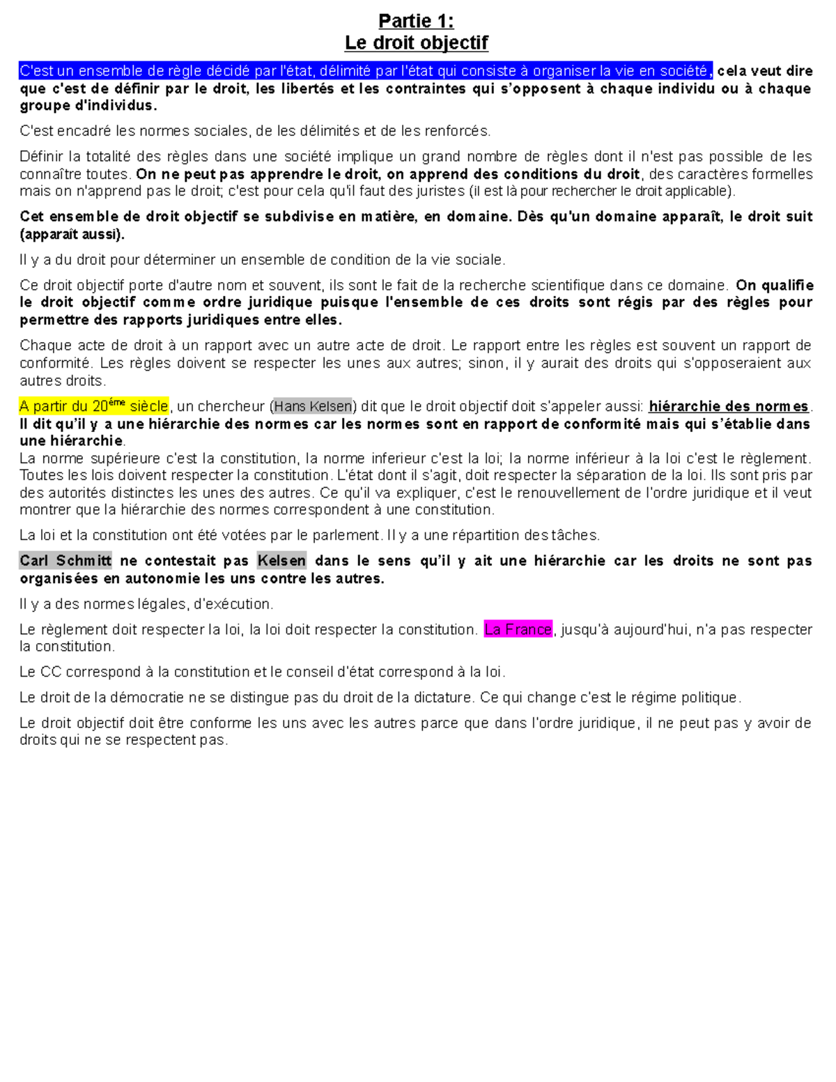 2. Partie 1 Introduction - Le Droit Objectif - Partie 1: Le Droit ...