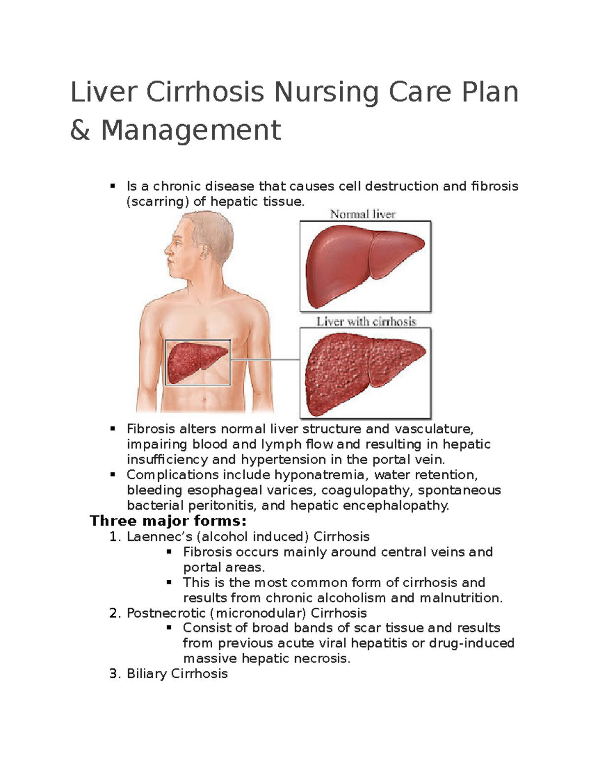 liver disease case study nursing