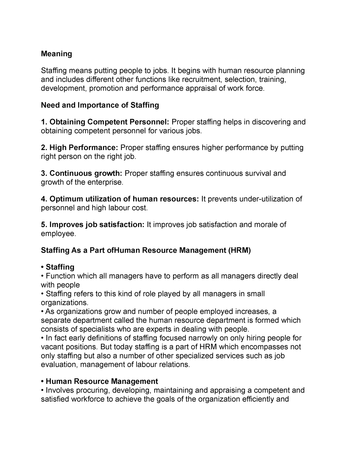 mgt004-staffing-notes-meaning-staffing-means-putting-people-to-jobs