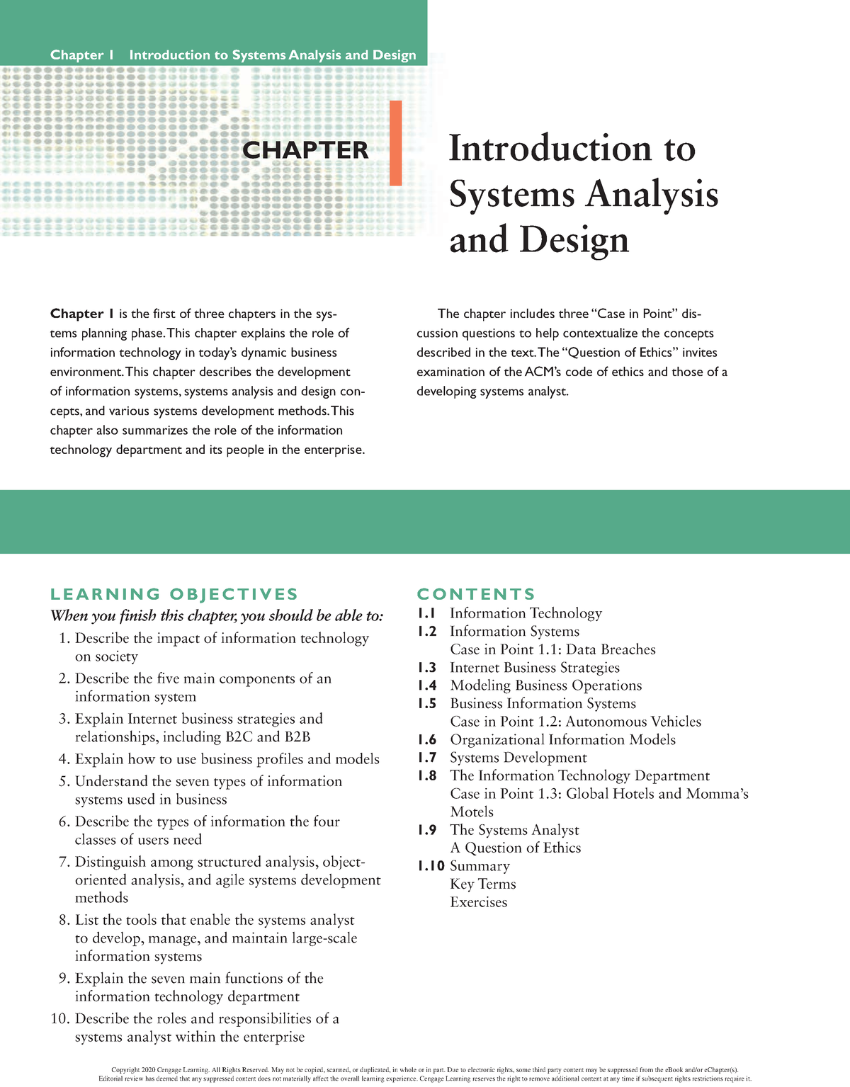 Ch01 Introduction To Systems Analysis And Design - Chapter 1 ...