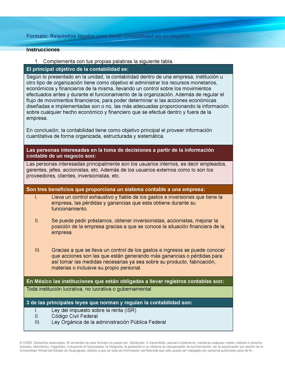 Formato Requisitos Legales Para Llevar Contabilidad En Un Negocio Formato Requisitos Legales 2863