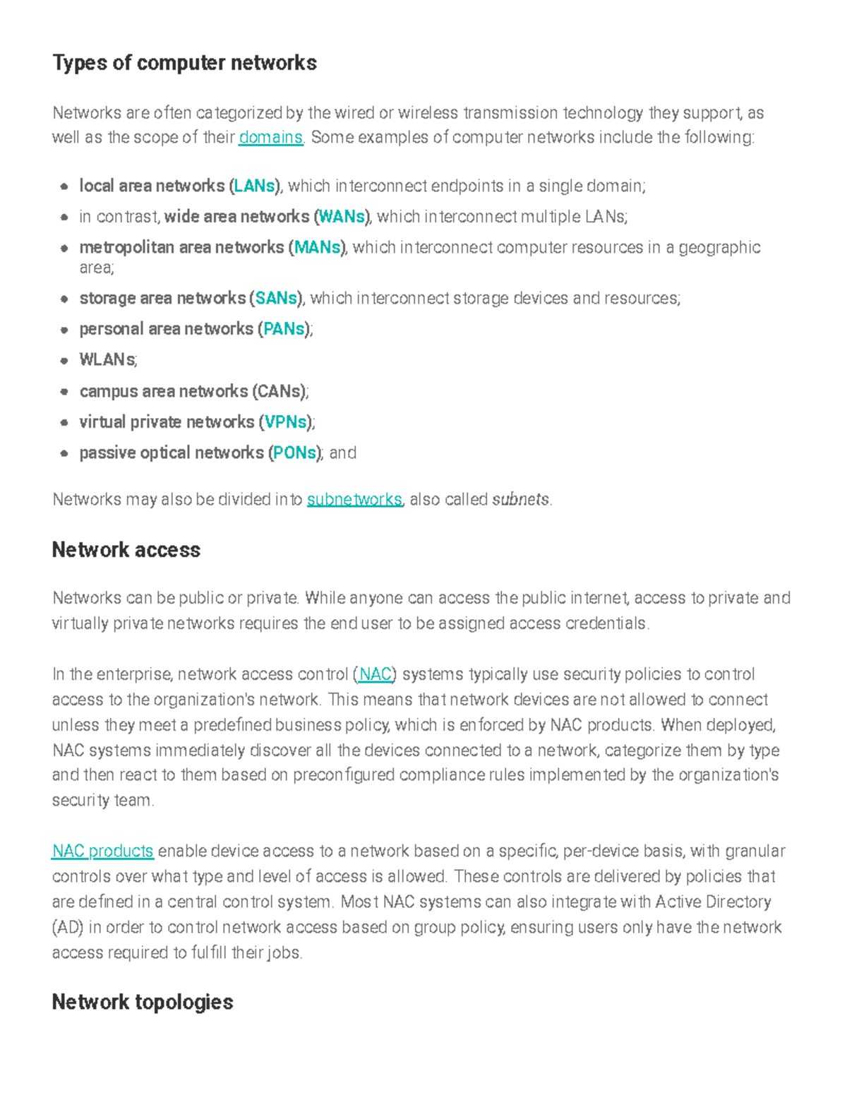 types-of-computer-networks-geeksforgeeks