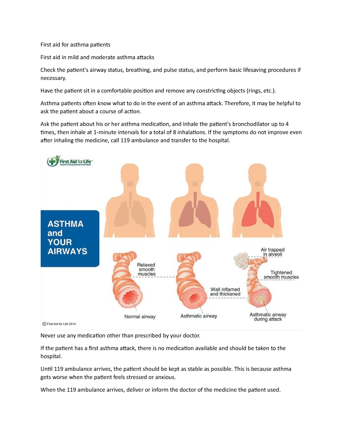 Asthma-emergencies-3 - First aid for asthma patientsFirst aid in mild ...