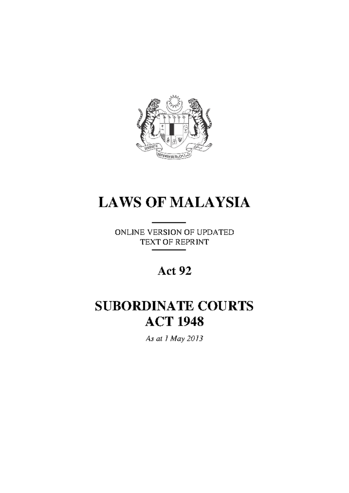 subordinate-courts-act-1948-laws-of-malaysia-online-version-of