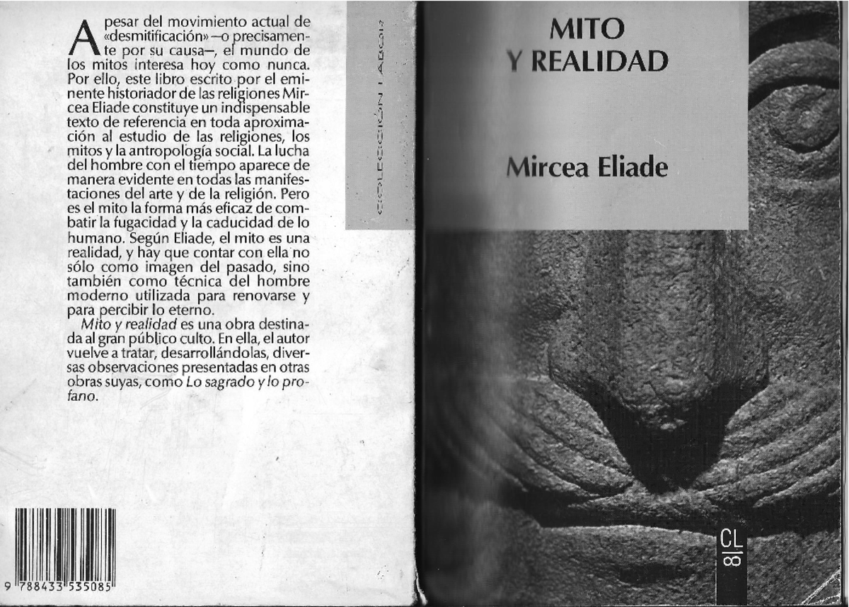 Mircea Eliade Mito Y Realidad Resumen
