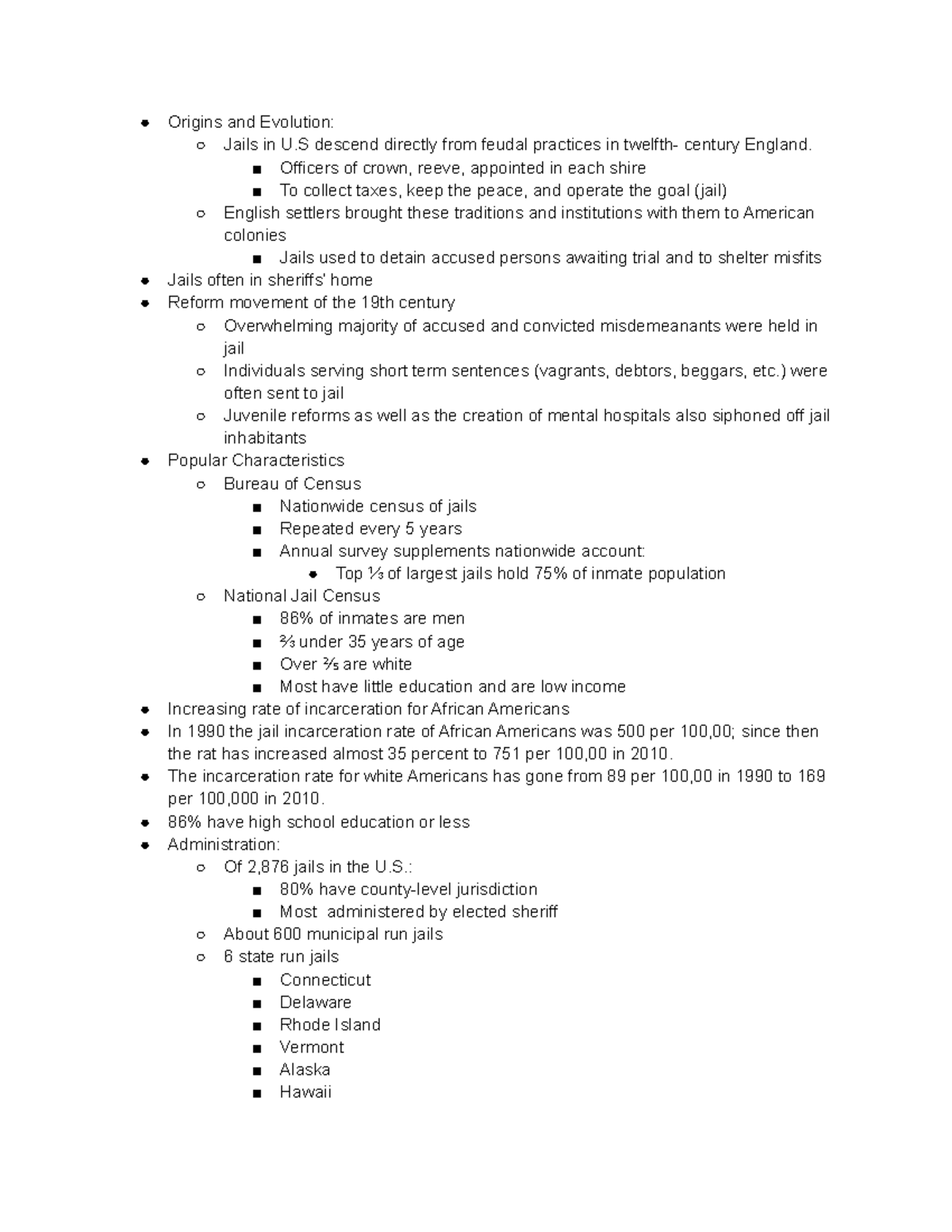 Chapter 7- corrections - Origins and Evolution: Jails in U descend ...