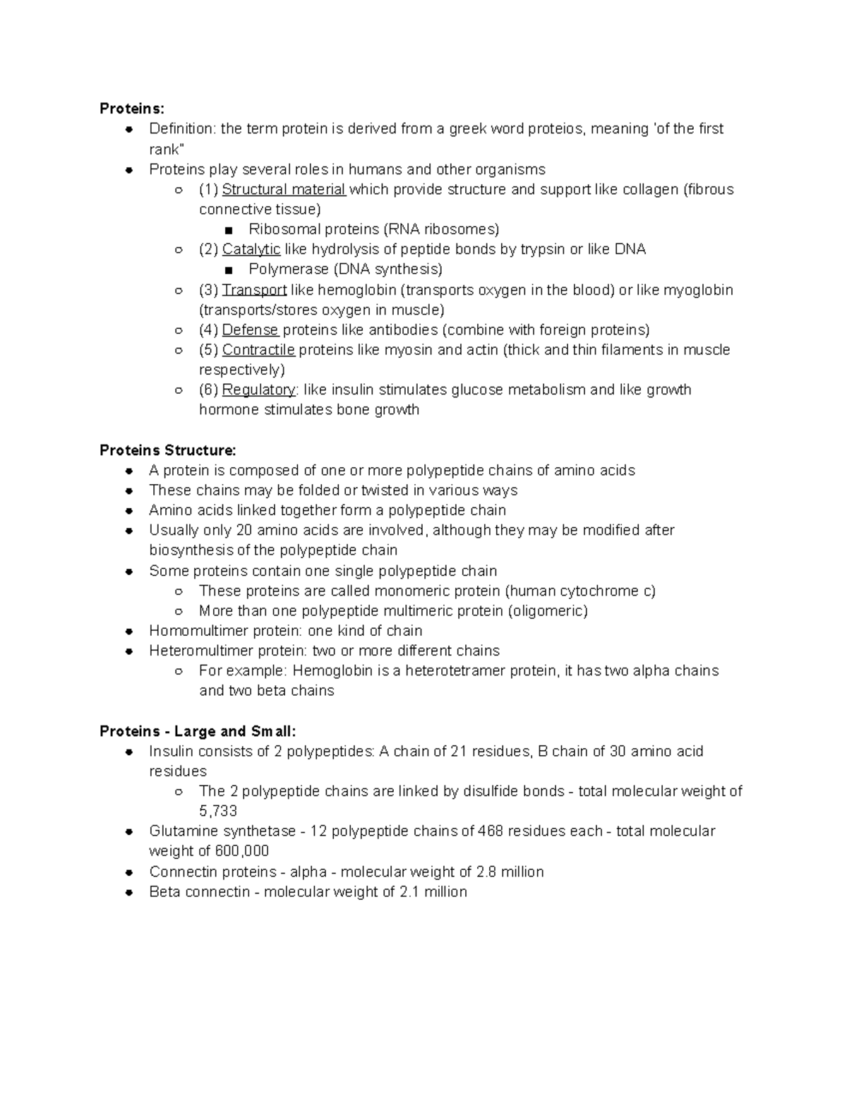 Chapter 3Proteins omri Proteins Definition the term protein is