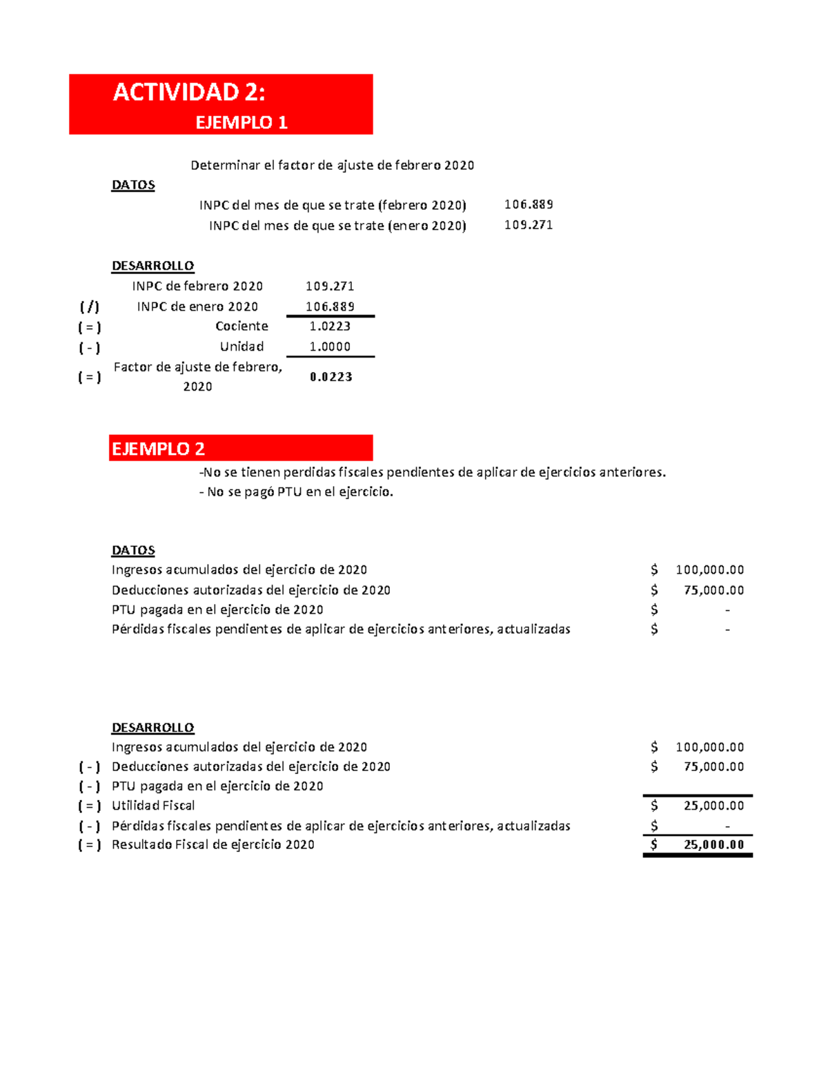 Actividad 2 Contribuciones de Personas Físicas y Morales - DATOS 106 ...