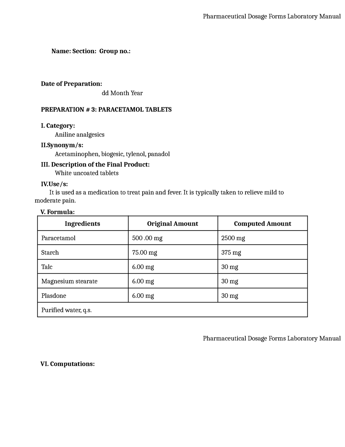 preparation-3-paracetamol-tablets-data-sheet-pharmaceutical-dosage