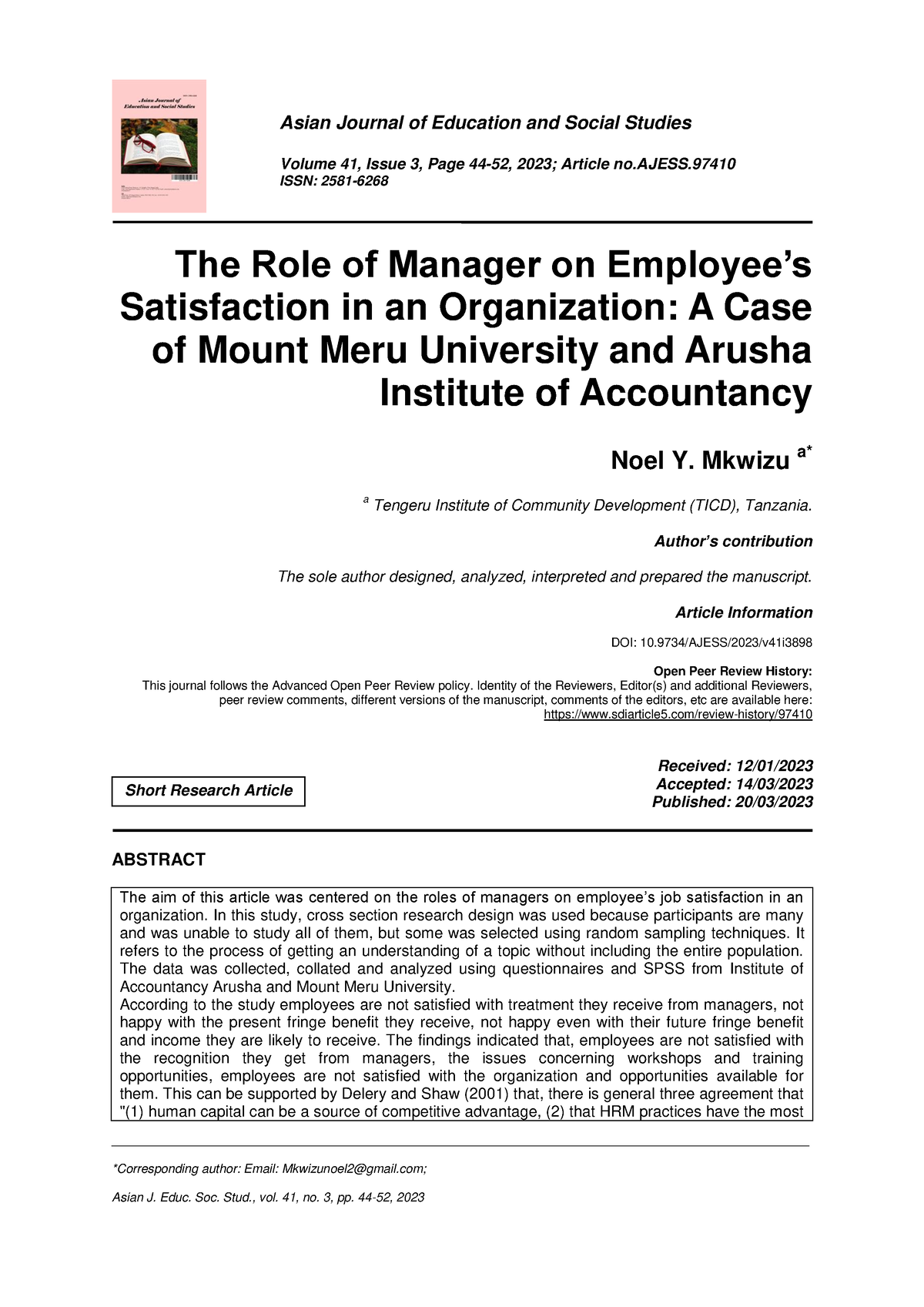 the-role-of-manager-on-employee-s-satisf-corresponding-author-email