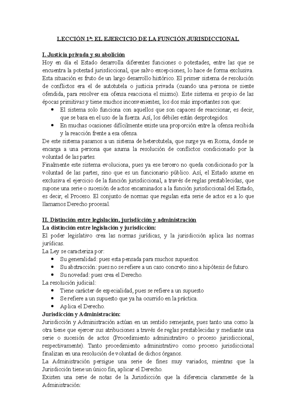 LecciÓn 1ª, EL Ejercicio DE LA FunciÓn Jurisdiccional - LECCIÓN 1ª: EL ...