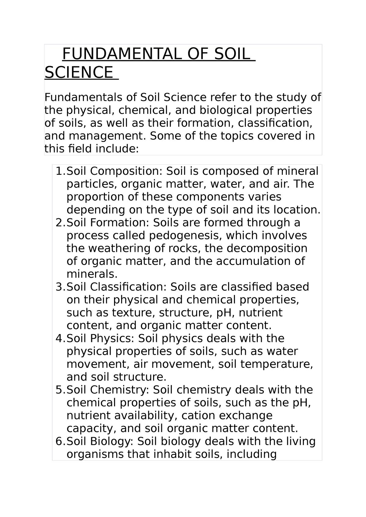 research topics on soil science