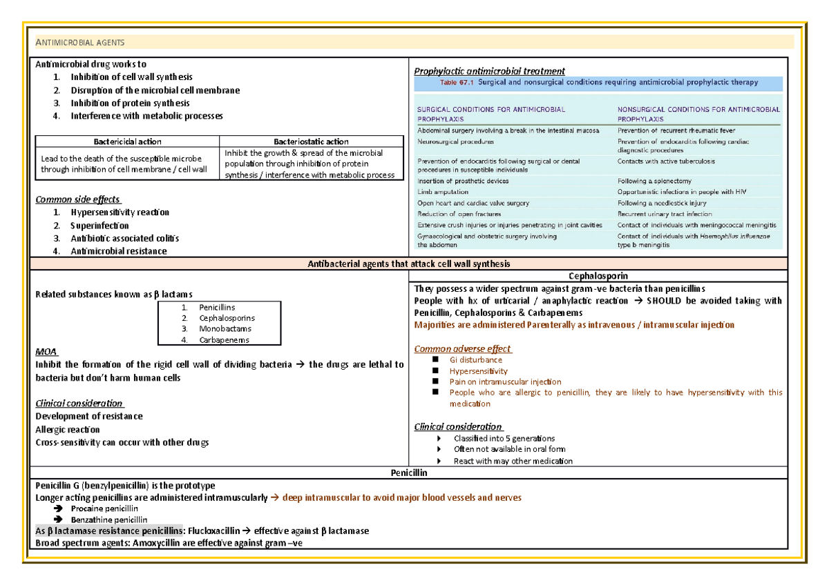 For quiz 3 Antibacterial agent ANTIMICROBIAL AGENTS Antimicrobial