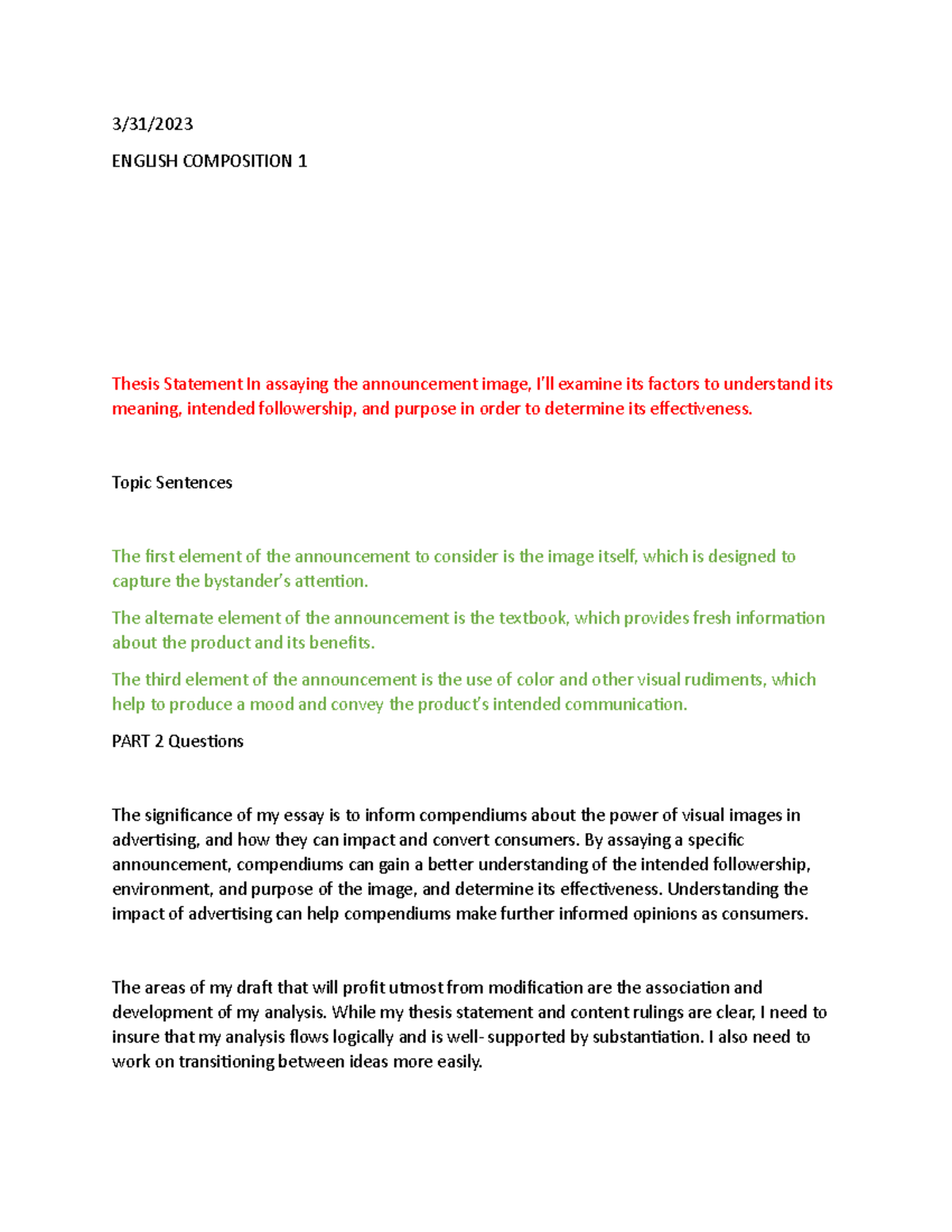 Informative Essay Draft - ENG122 - SNHU - Studocu