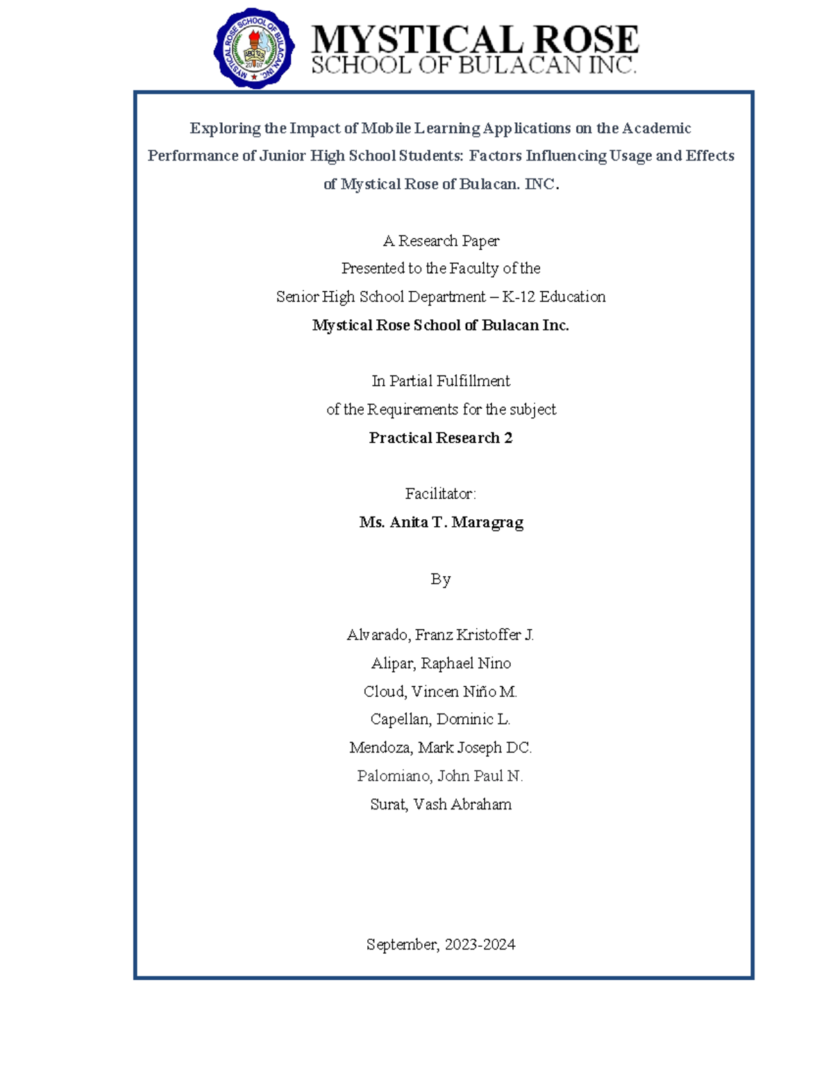 Group-2- Research- Paper-Copy - Exploring the Impact of Mobile Learning ...