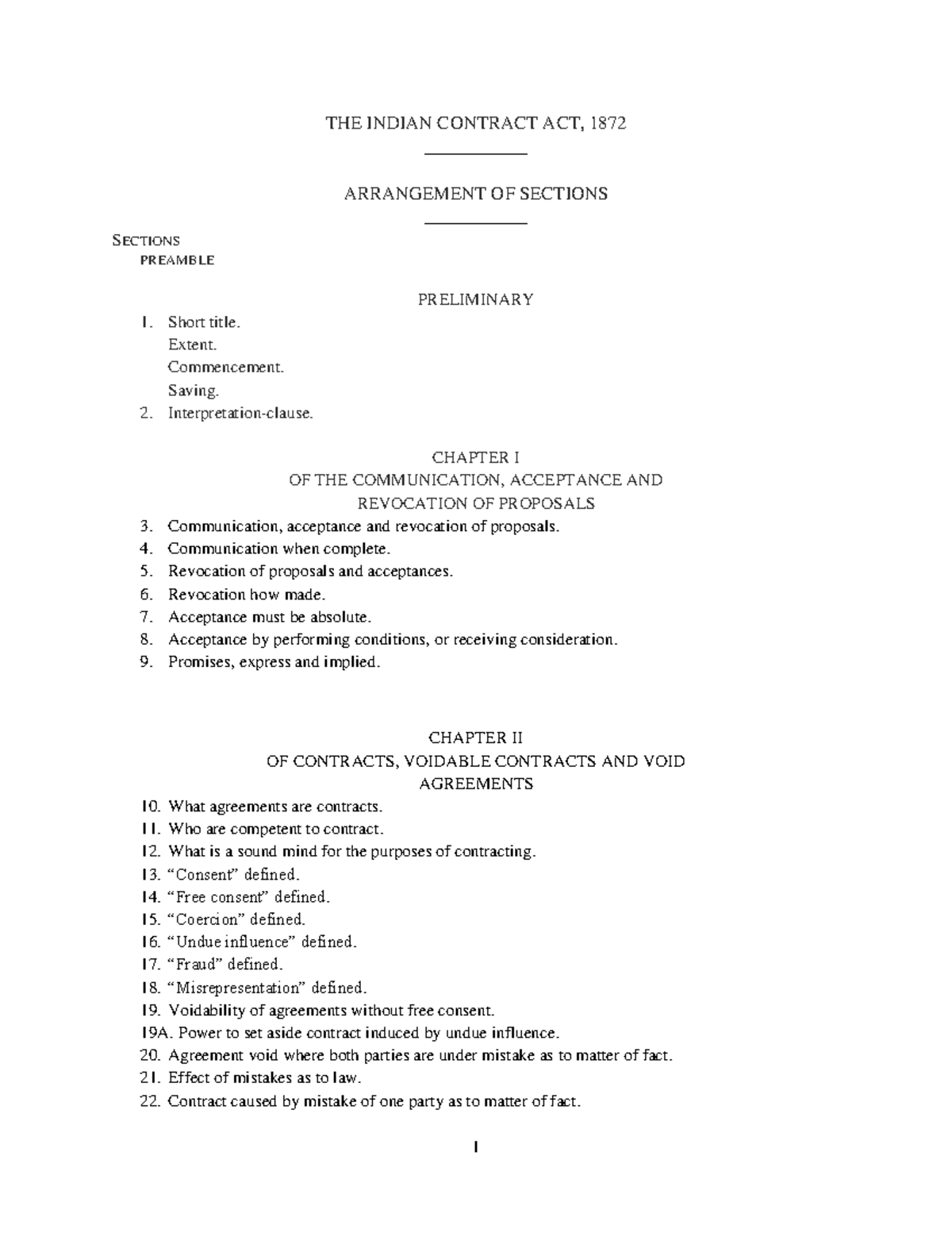 indian contract act 1872 assignment