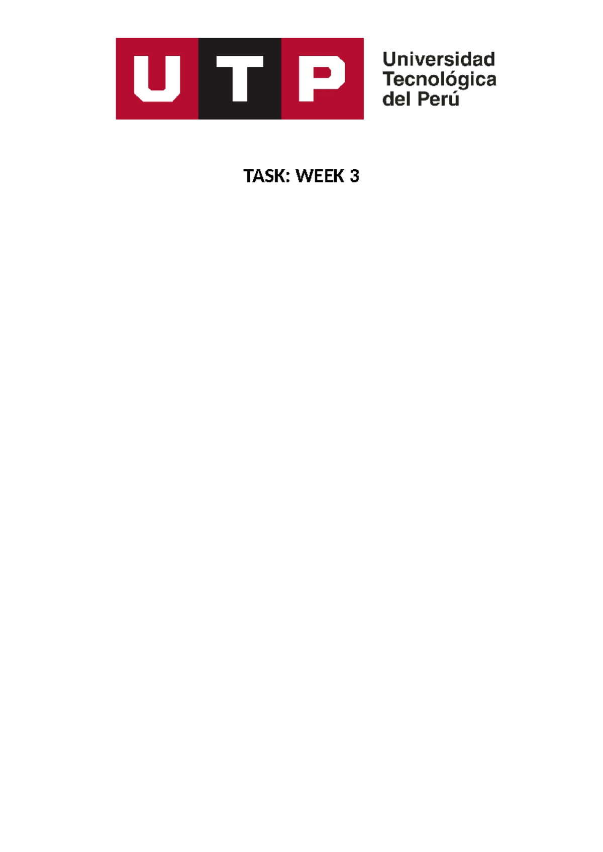 Ingles TASK 3 - Ingles III - TASK: WEEK - Studocu