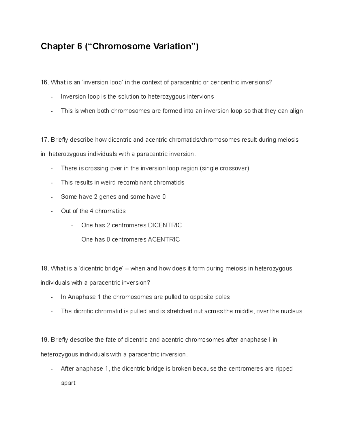 “Chromosome Variation” pt 2 - Google Docs - Chapter 6 (“Chromosome ...