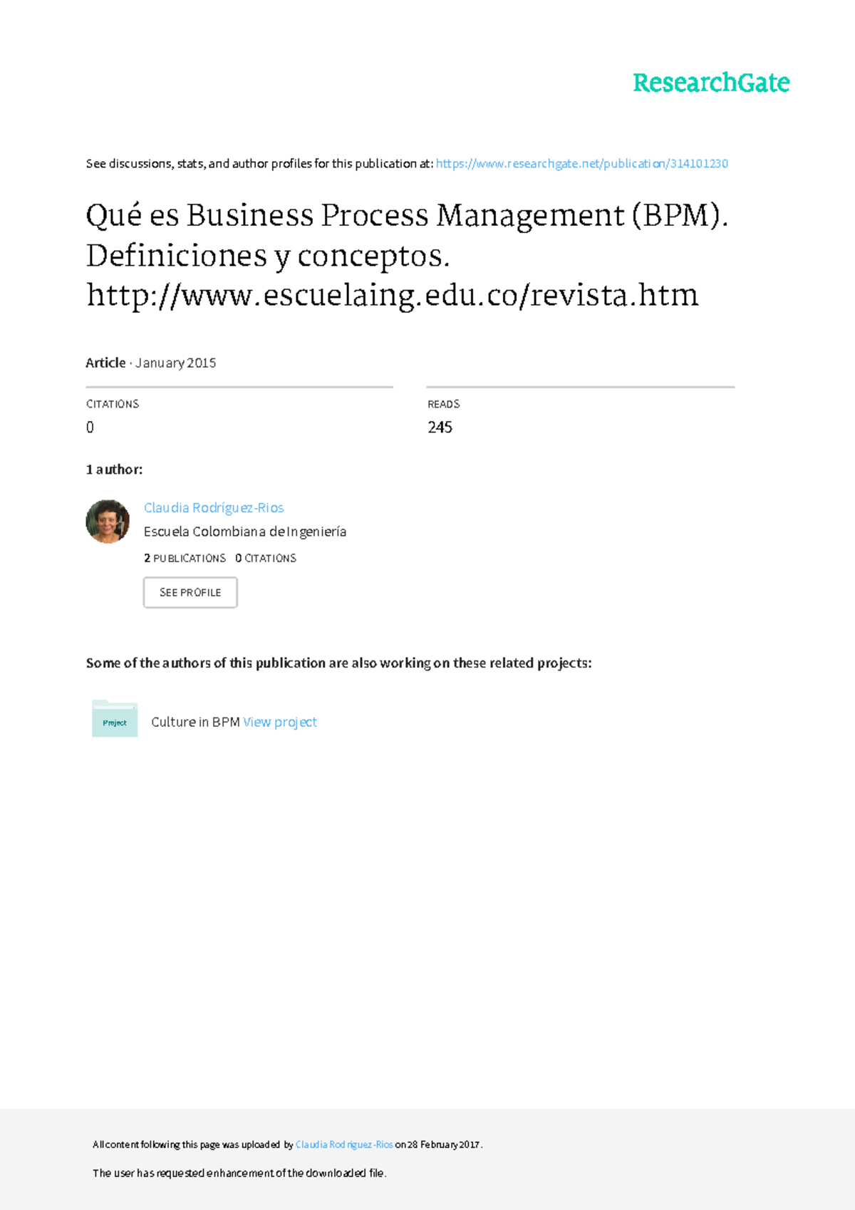 U2 S3 Qu%C3%A9 es Business Process Managemen. Definiciones y conceptos ...