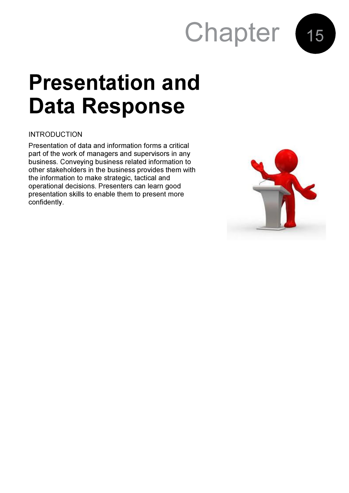 presentation and data response introduction