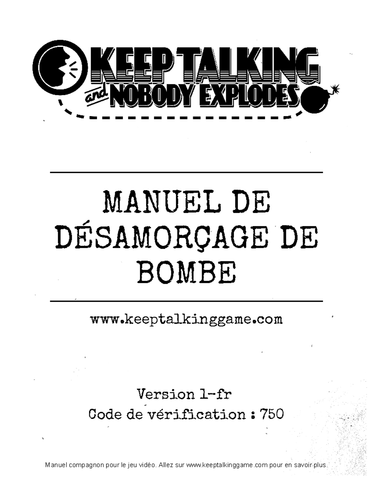 Keep Talking And Nobody Explodes Manuel Fr www.studocu.com