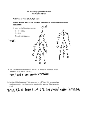 CS301 HW2 - Homework 2 - CS 301 - Studocu