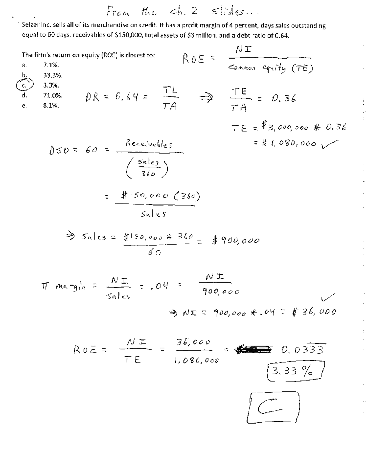 Module 1 - Solved Questions - Solutions - ACCT 2302 - Studocu