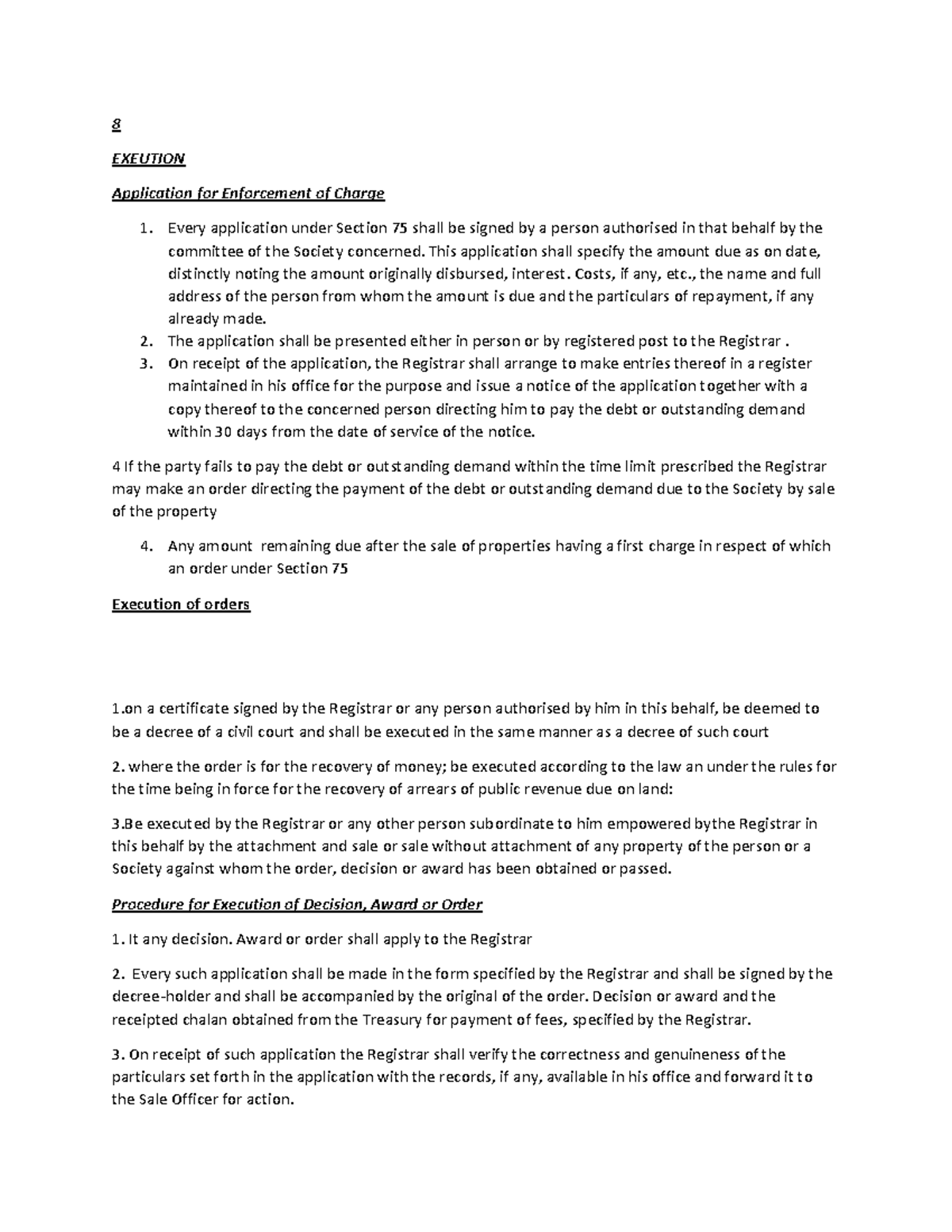 Document (1) - Finished - 8 EXEUTION Application for Enforcement of ...