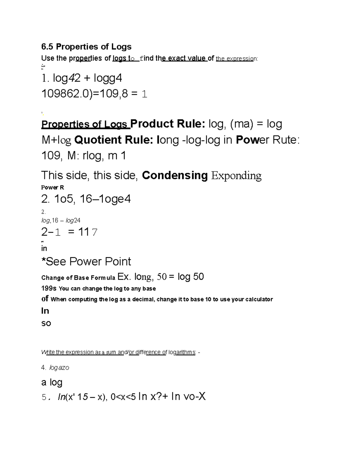 copy-of-6-5-6-6-solutions-to-class-notes-6-properties-of-logs-use-the