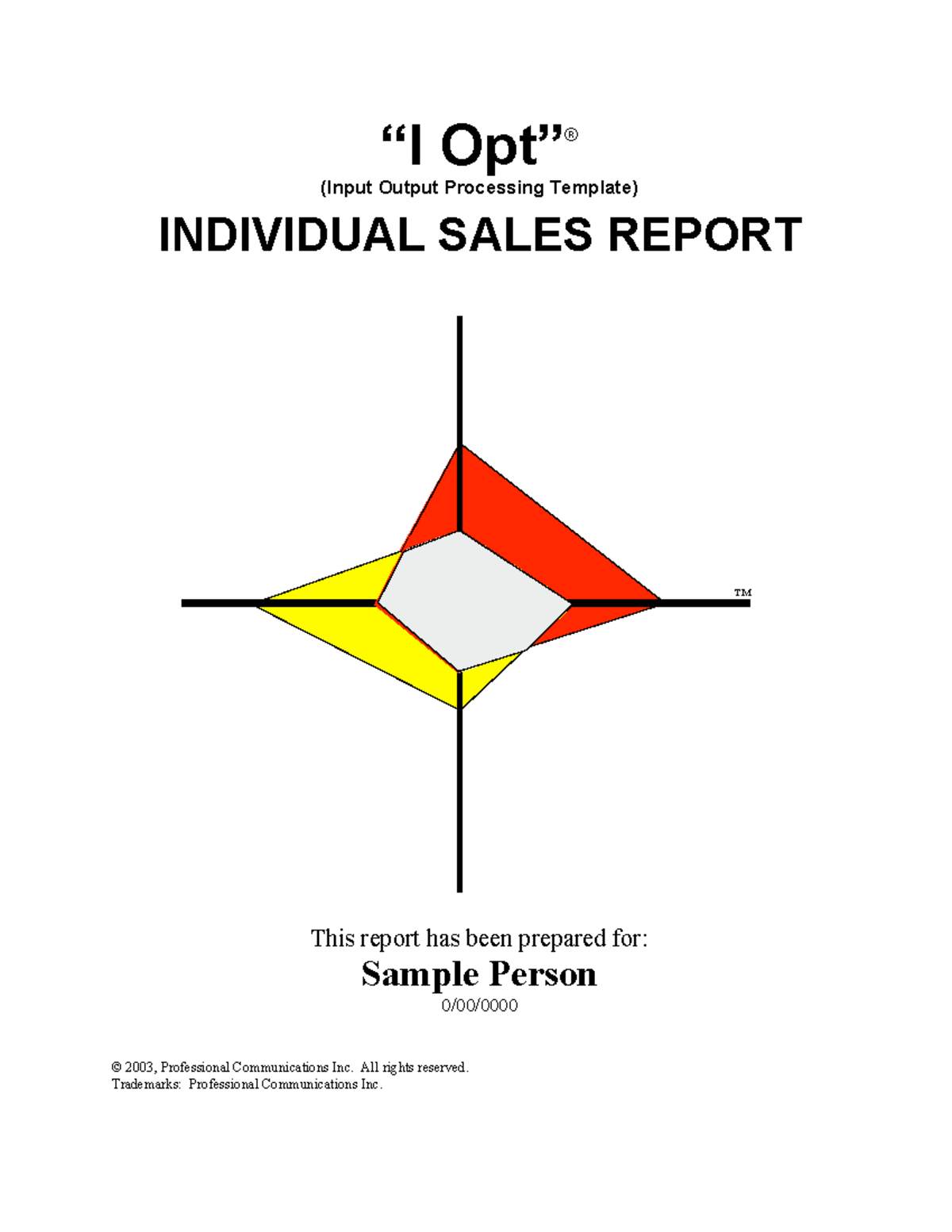 Professional Education - “I Opt” ® (Input Output Processing Template ...