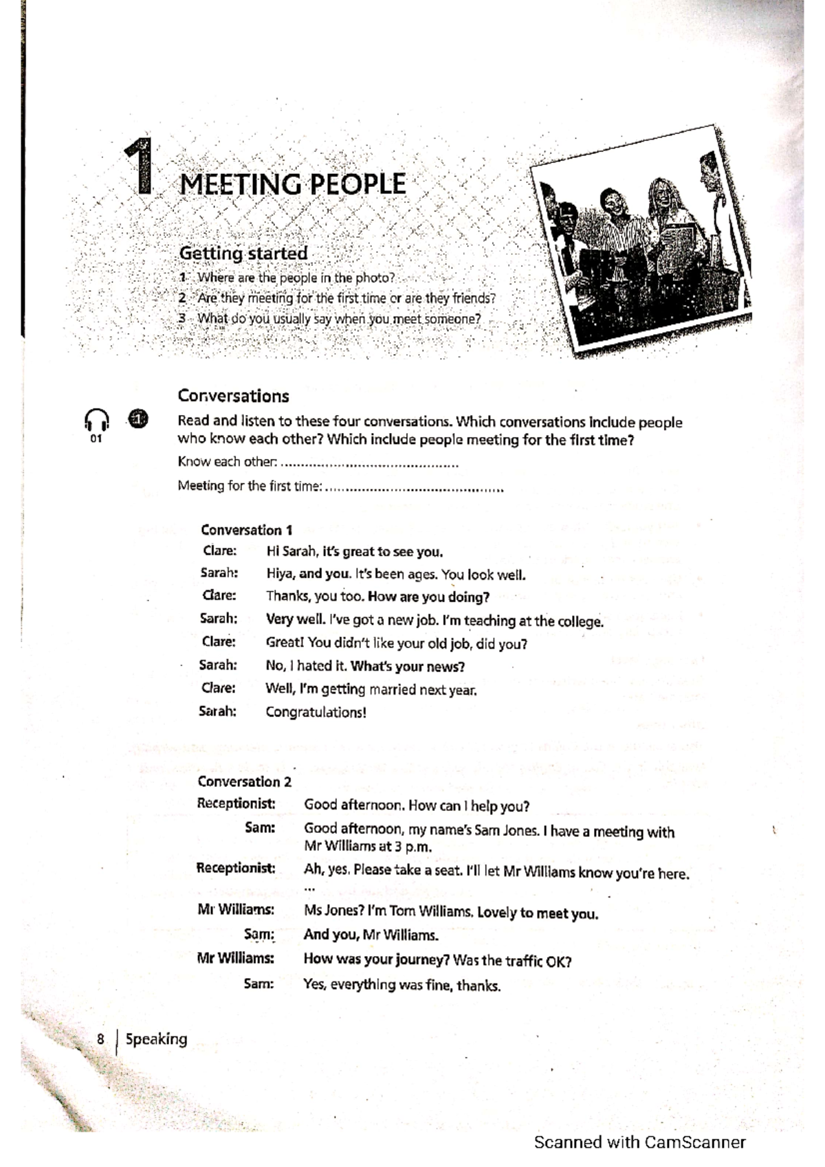Speaking Unit 1 - English Language Education - Studocu