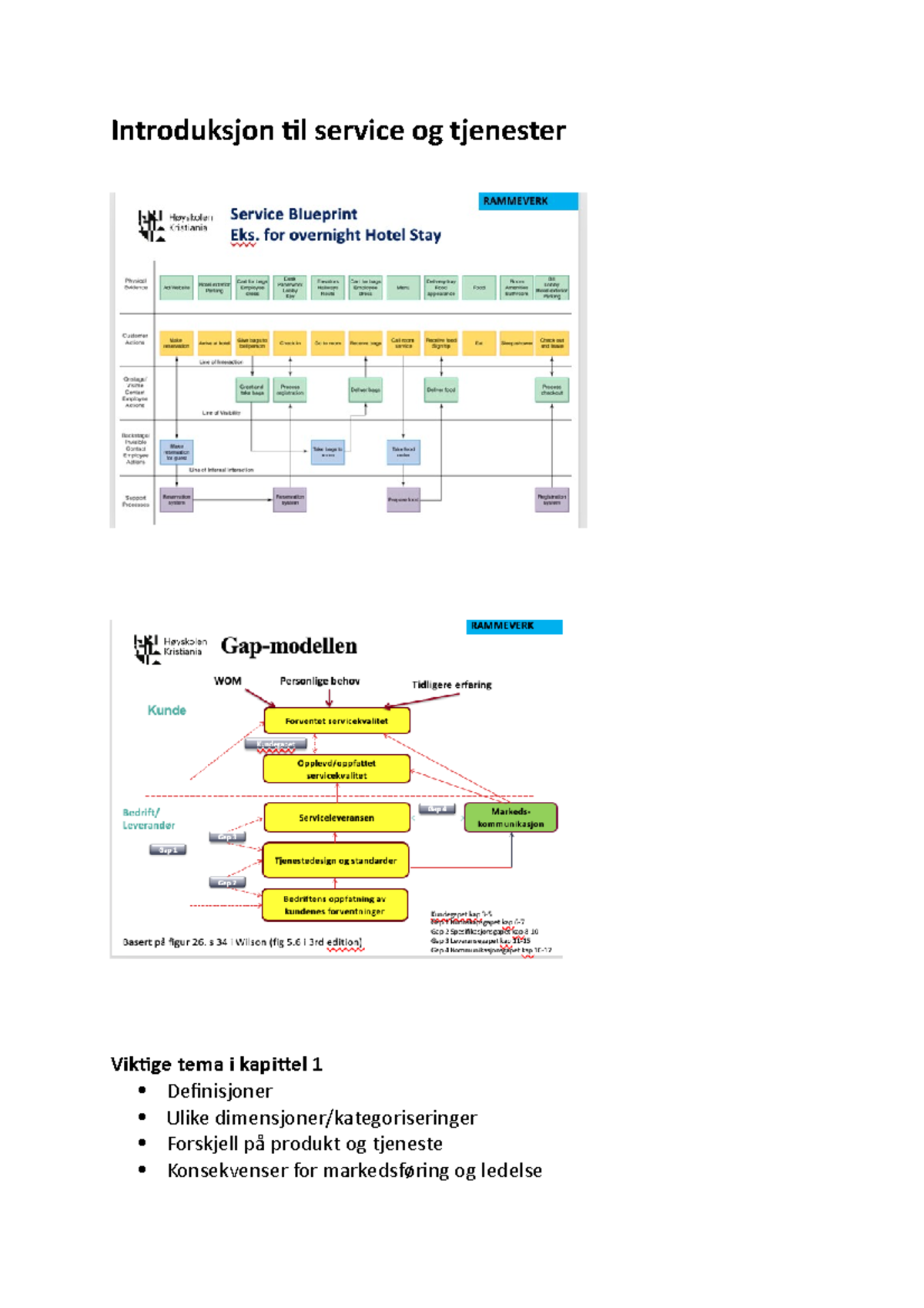 Introduksjon. Kapittel 1 Og 2 - Introduksjon Til Service Og Tjenester ...
