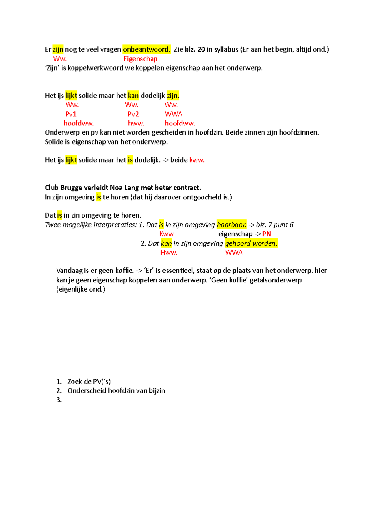 Examenvragen Oefening Nederlands Taalbeschouwing - Er Zijn Nog Te Veel ...