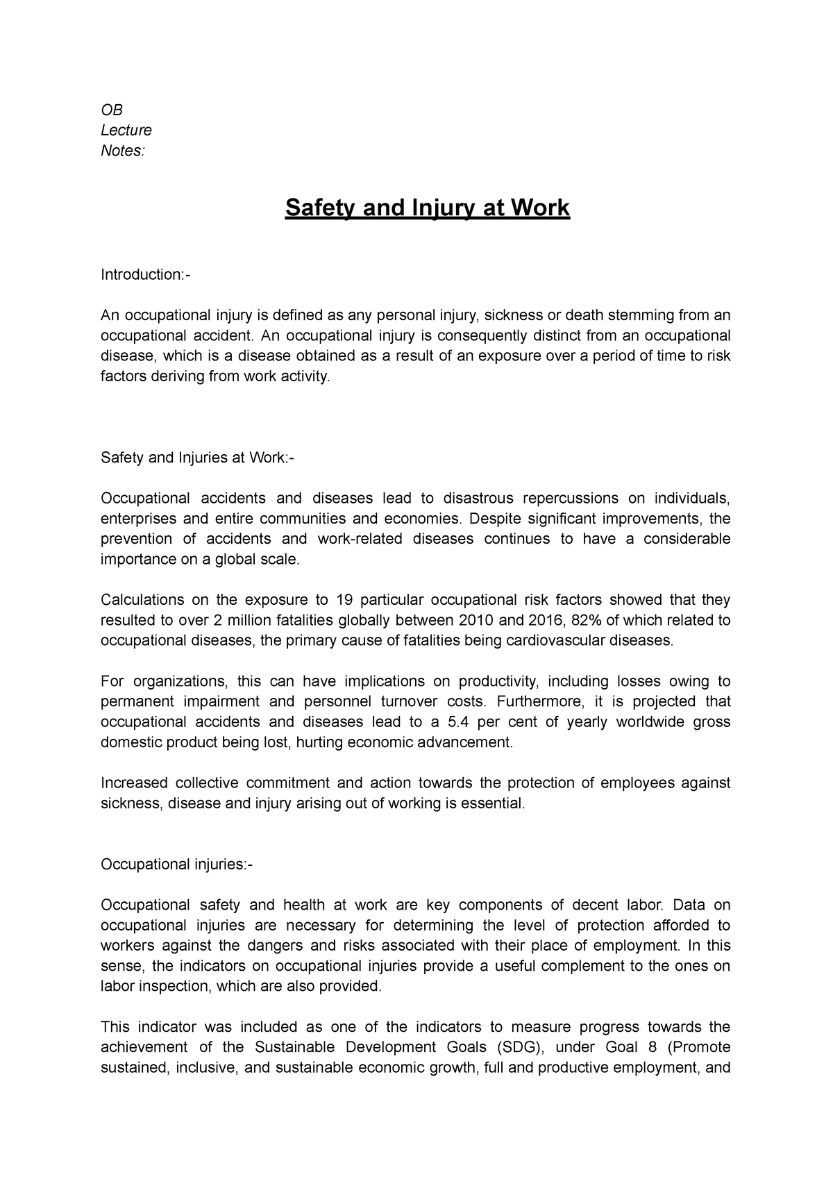 safety-and-injury-at-work-ob-lecture-notes-safety-and-injury-at-work