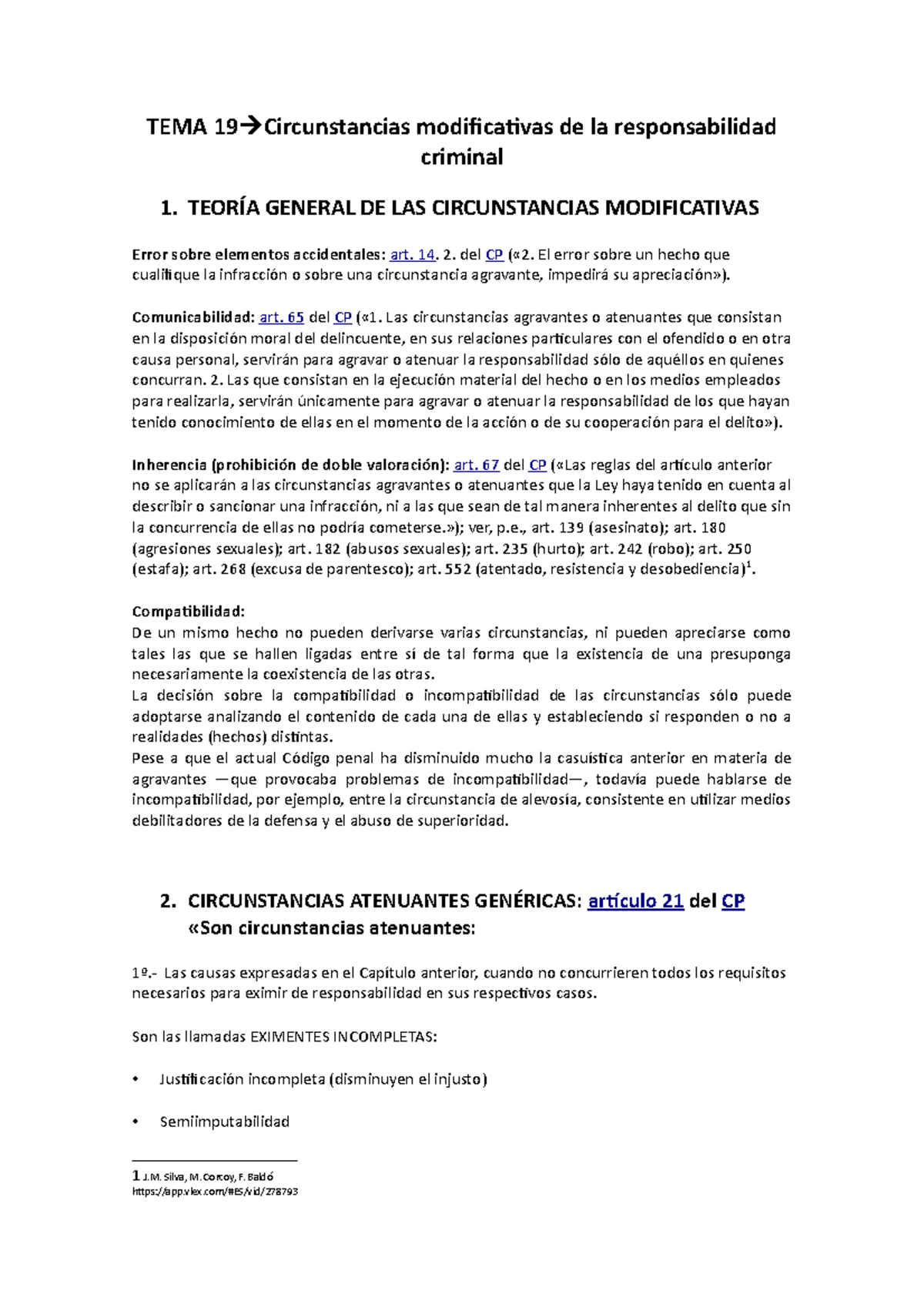 Tema-19 - Apuntes Derecho Penal II Con Virginia - TEMA 19 ...