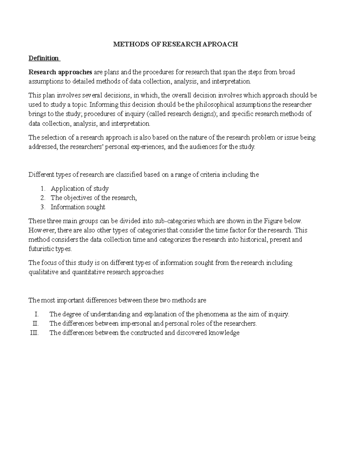 Methods OF Research Aproach BY ELLY - METHODS OF RESEARCH APROACH ...