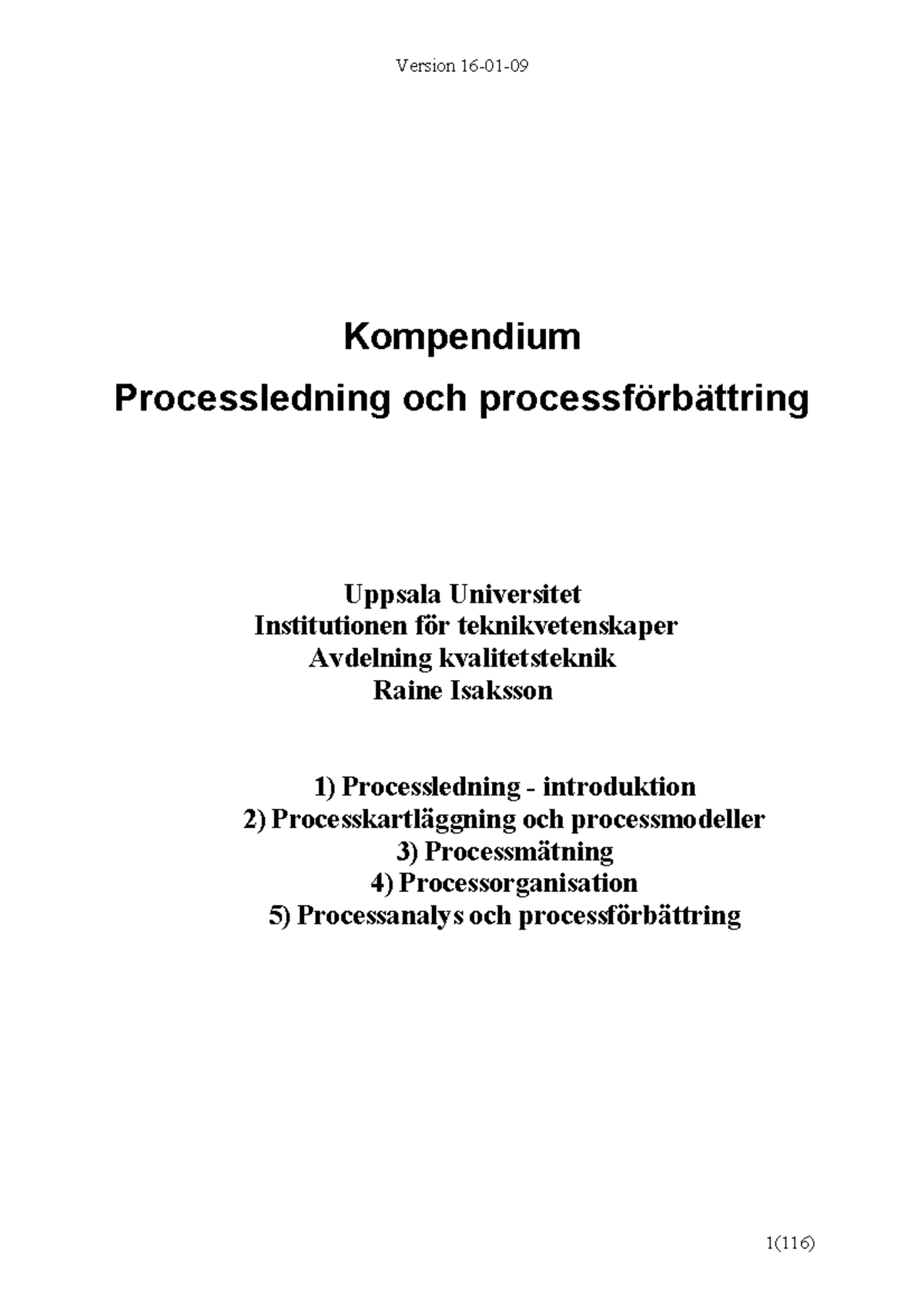 Kompendium Processledning Och Processf Rb Ttring 16-01-09 1 ...