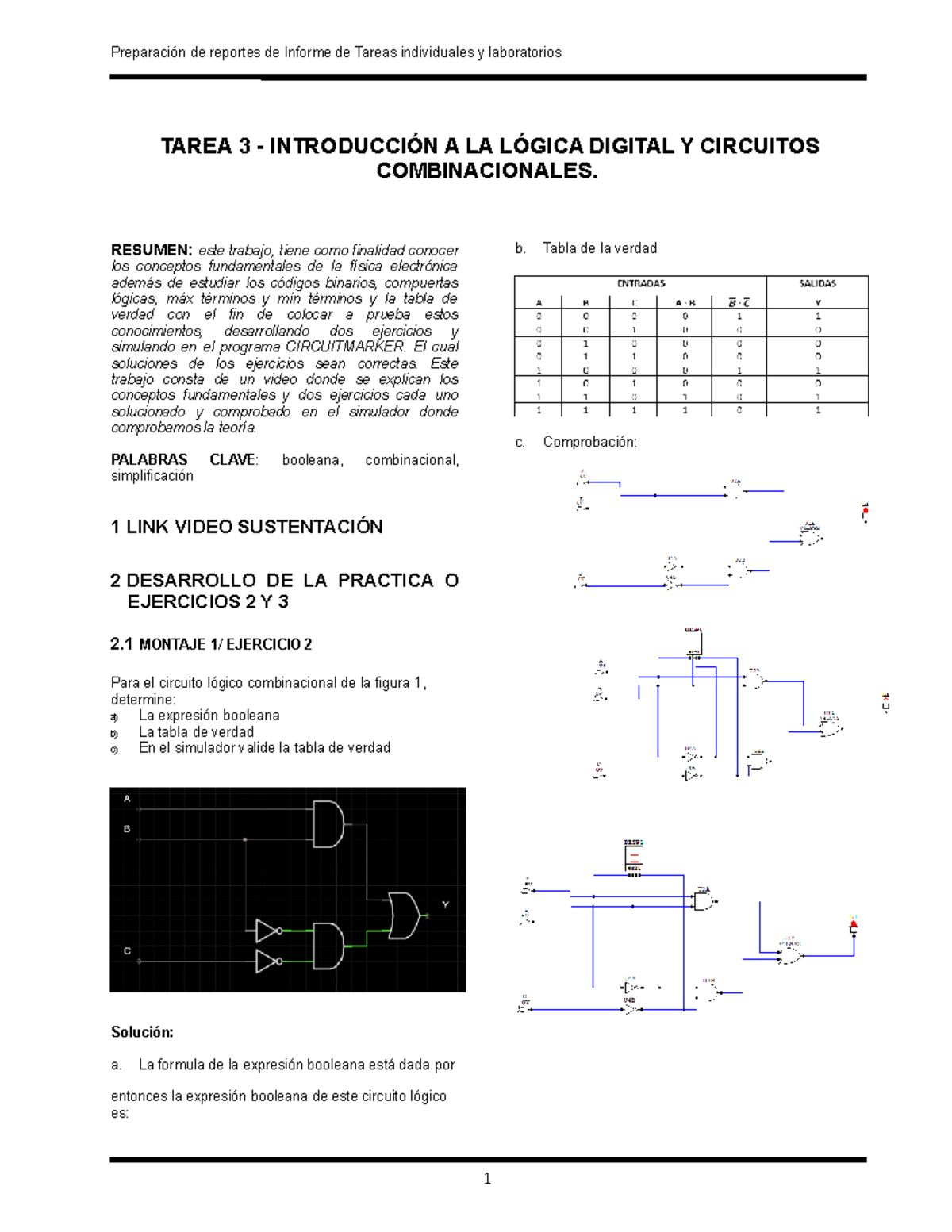 Tarea 3 - N/A - Preparación de reportes de Informe de Tareas ...