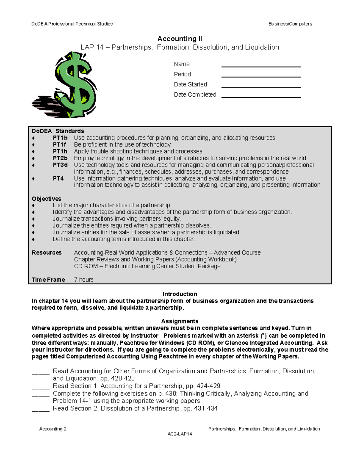 accounting papers and problems