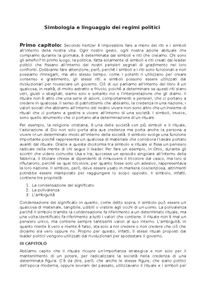 Simbologia e linguaggio dei regimi politici - NON SI PUO’ FARE ...