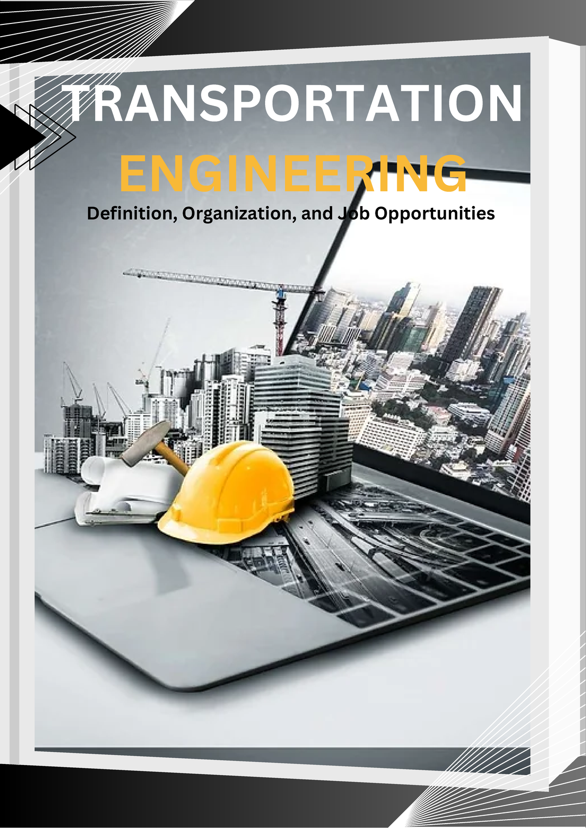 Brown Simple About Me Poster Portrait TRANSPORTATION ENGINEERING