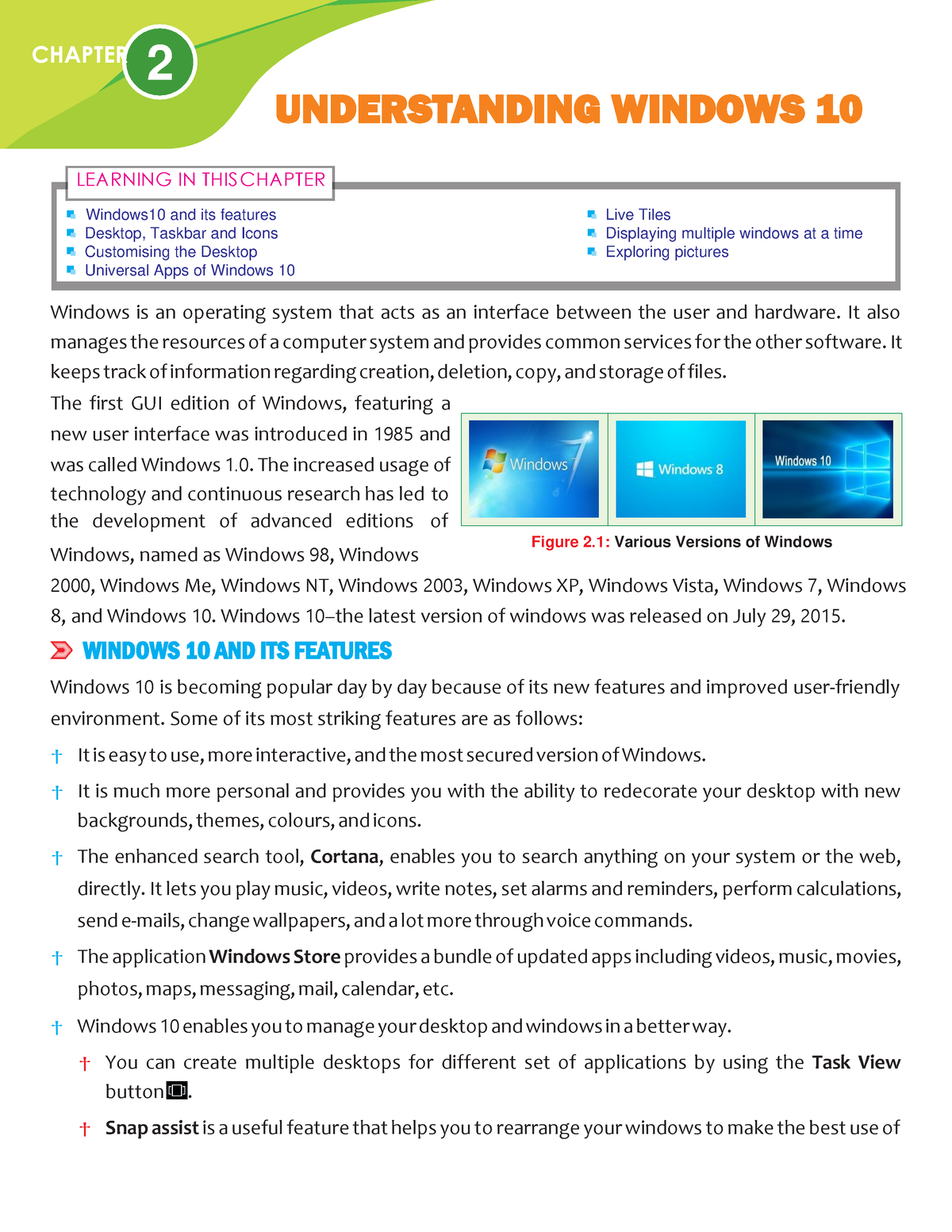 Chap 2 Windows 7