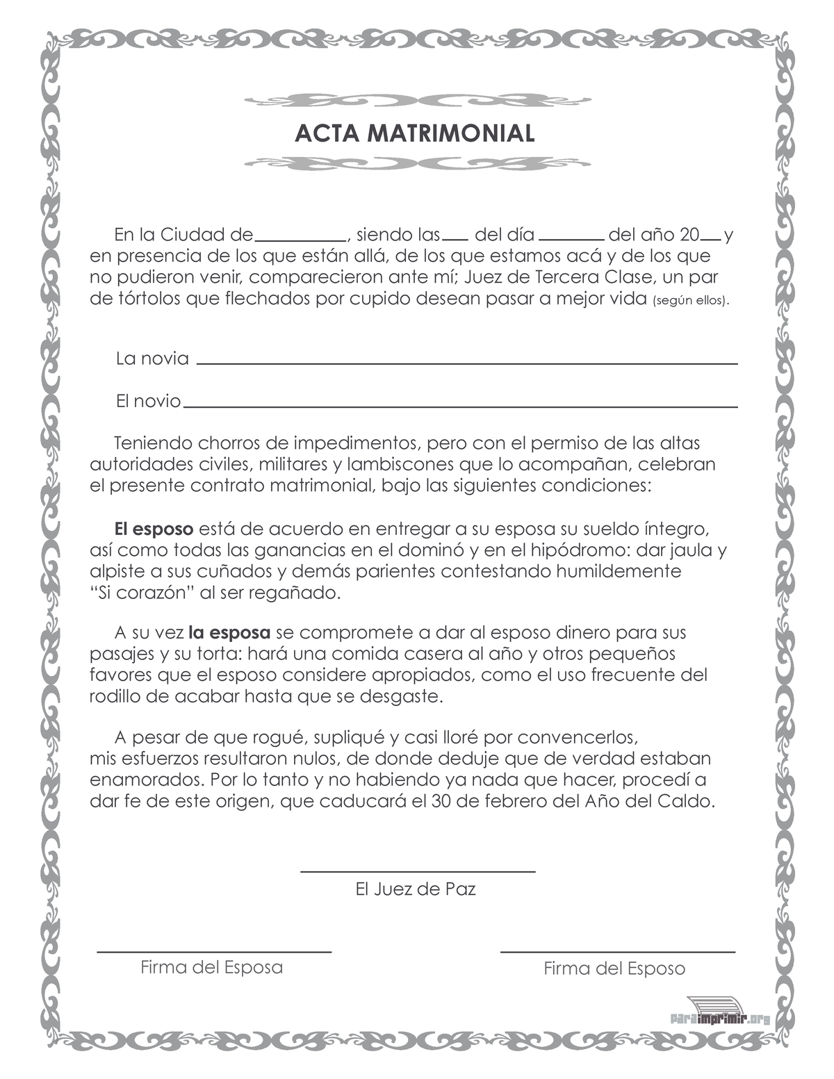 Top 96+ Imagen Modelo De Acta De Matrimonio Civil - Abzlocal.mx