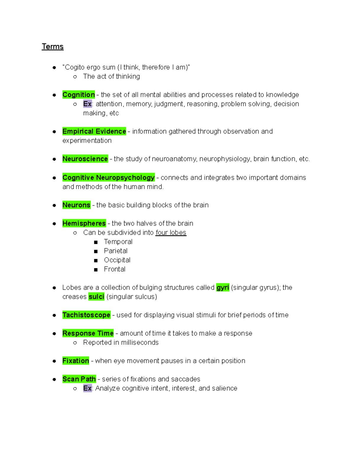Chapter 1 - Terms - Terms