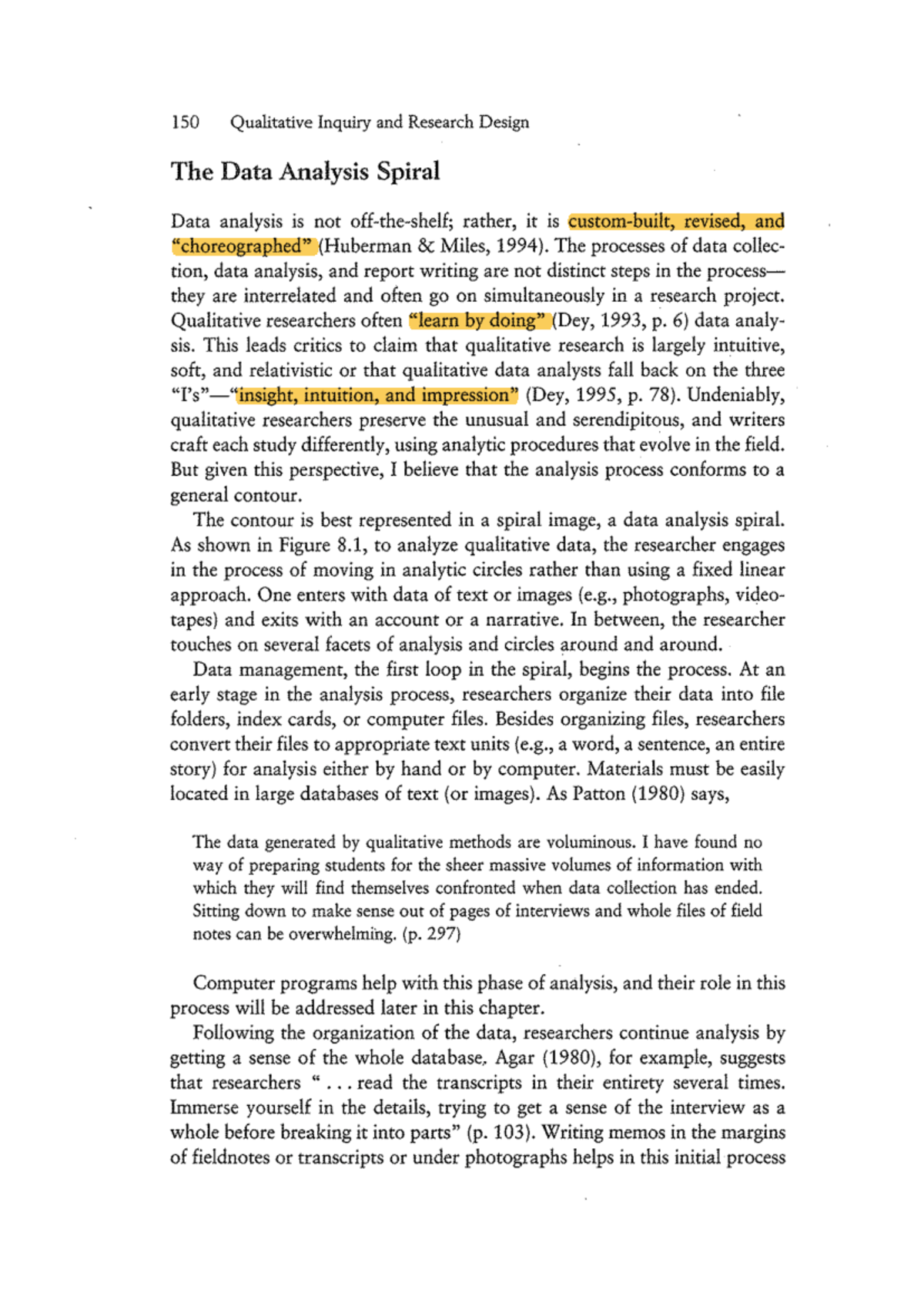 Data Analysis Spiral I 50 Qualitative Inquiry and Research Design The